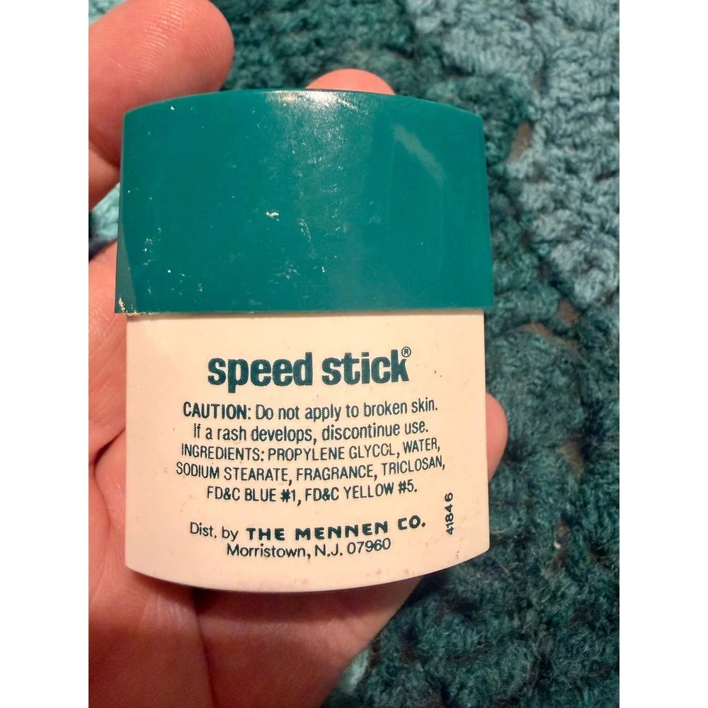 Vintage Mennen Speed Stick Deodorant Regular Scent Travel Size .5 oz Lot of 2